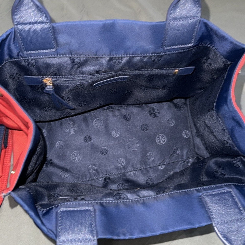 Authentic Tory Burch Ella Color Block Nylon Tote - image 4